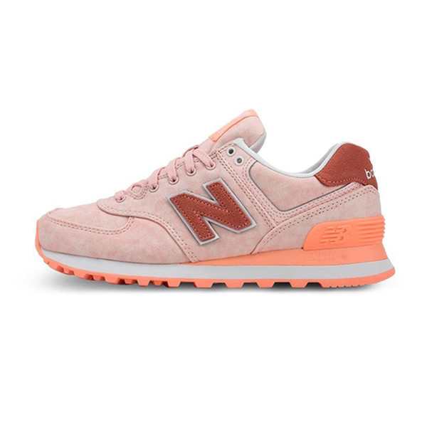 清新粉色！new balance/NB女款休閑鞋運(yùn)動(dòng)鞋WL574SWA