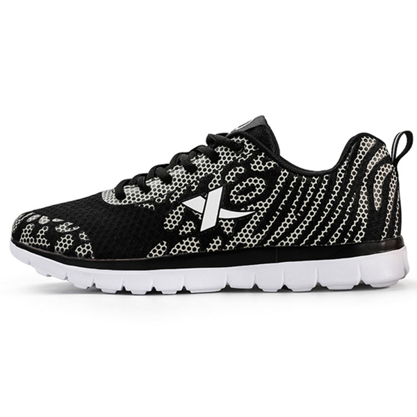 夜光畅跑！特步男士网面夜光跑步鞋984219119358