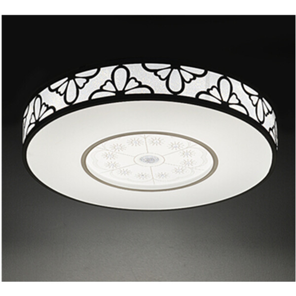 现代简约！雷士卧室LED吸顶灯蝶恋花24瓦双色分控