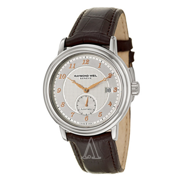 文艺气质！RAYMOND WEIL 2838-SL5-05658男款机械表