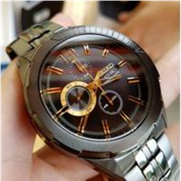 亮眼大气！ Seiko  SSC395太阳能男士腕表