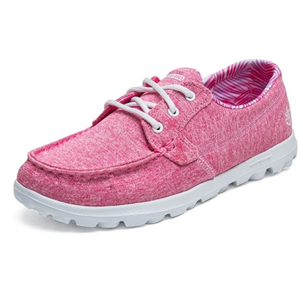 经典船鞋！斯凯奇ON-THE-GO系列女轻质休闲船鞋13727