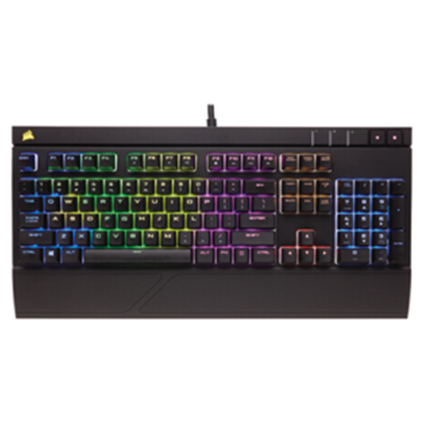 多彩背光！美商海盗STRAFE RGB 惩戒者机械游戏键盘