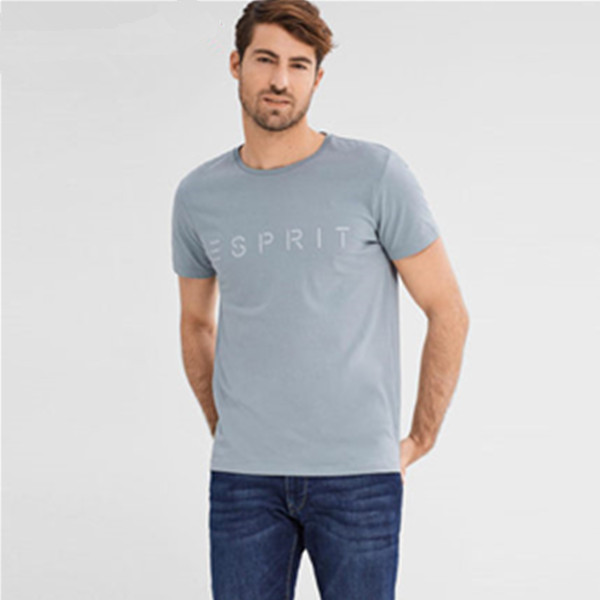 66聚划算大促！ESPRIT男士基本款全棉短袖T恤-027EE2K043