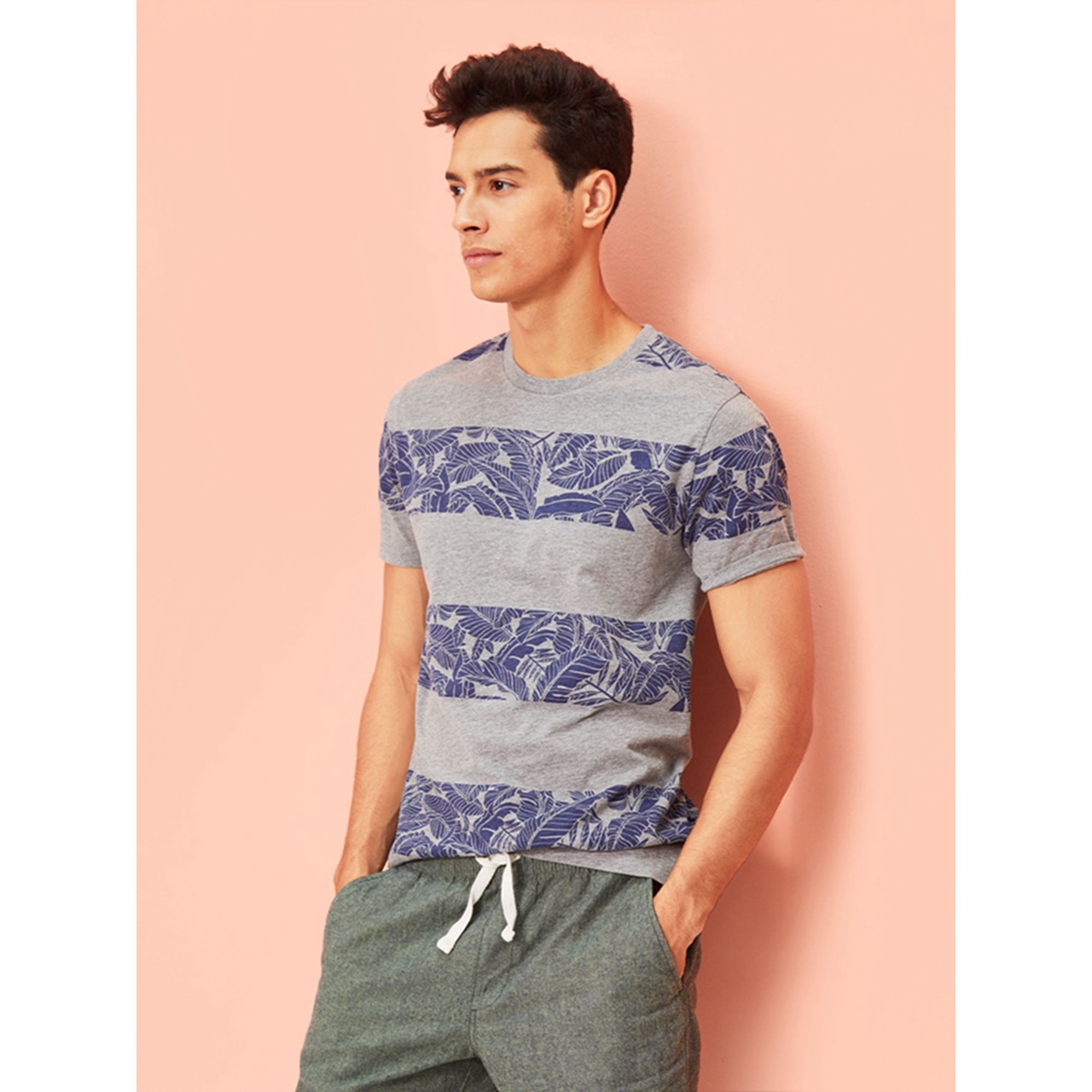 聚划算大促！Old Navy时尚印花短袖休闲T恤509584Z