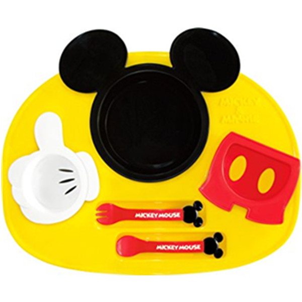 安全健康！NISHIKI 米老鼠儿童餐具套装