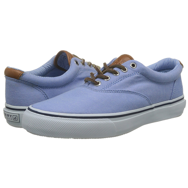 柔软轻盈！Sperry 帆布鞋STRIPER CVO CHAMBRAY