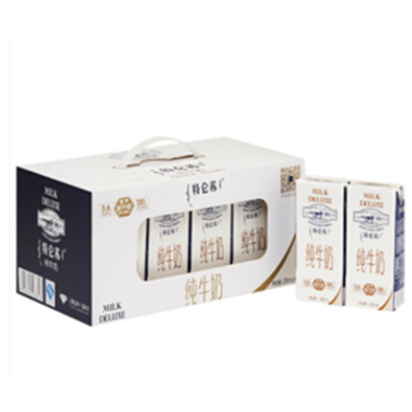 618狂欢！蒙牛 特仑苏 纯牛奶 250ml*12 礼盒装