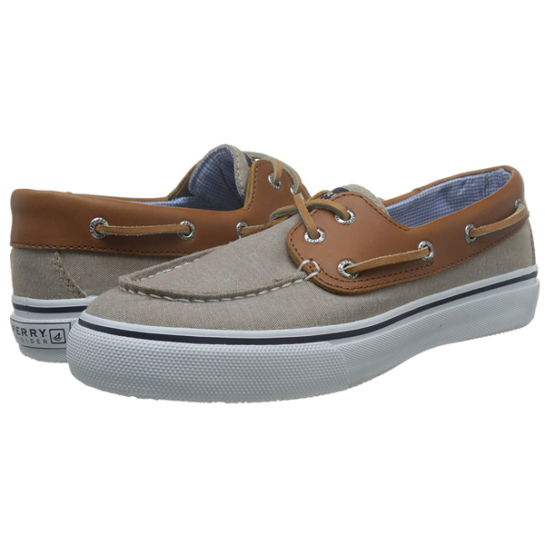 新品好价！Sperry 男 帆布鞋BAHAMA 2-EYE
