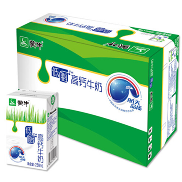 618狂欢！蒙牛低脂高钙牛奶250ml*16整箱装