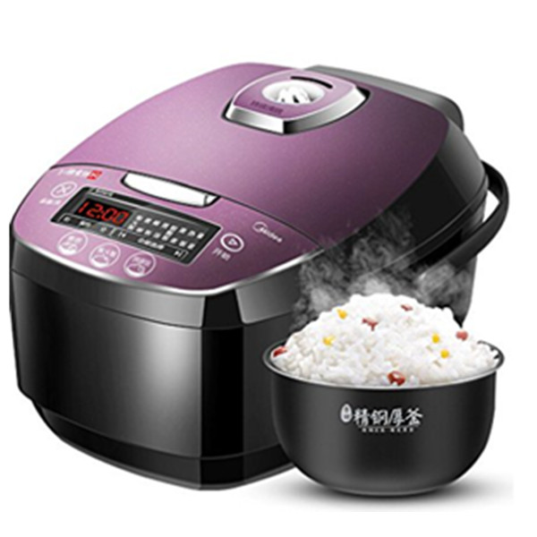 IH电磁加热！Midea 美的 电饭煲4L 精钢厚釜 涡轮除泡防溢