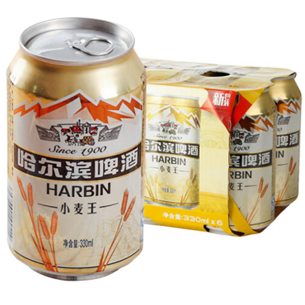 618狂欢！Harbin哈尔滨小麦王啤酒330ml*6