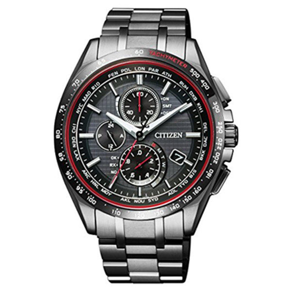 三眼计时！CITIZEN AT8145-59E 光动能腕表