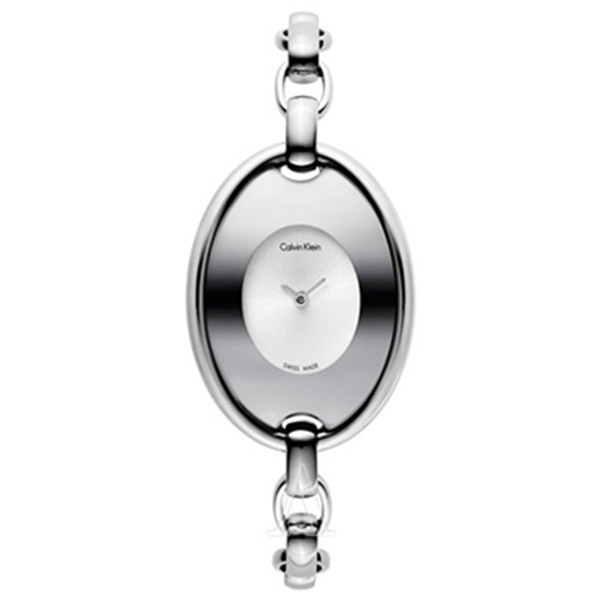 简约独特！ Calvin Klein K3H2M126瑞士石英女表
