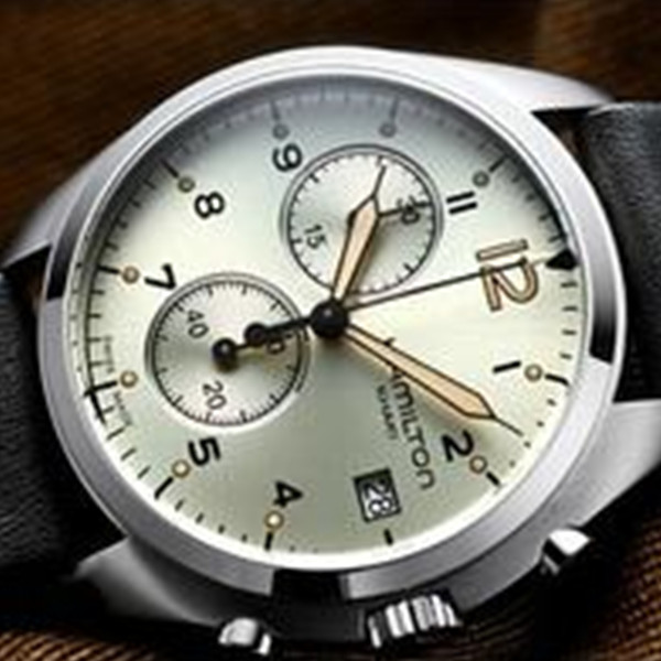 简洁大气！Hamilton H76512755瑞士石英男表