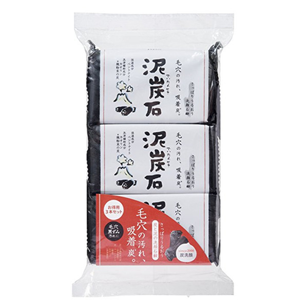 凑单品！PELICAN 天然泥炭石 毛孔清洁皂 110g*3个