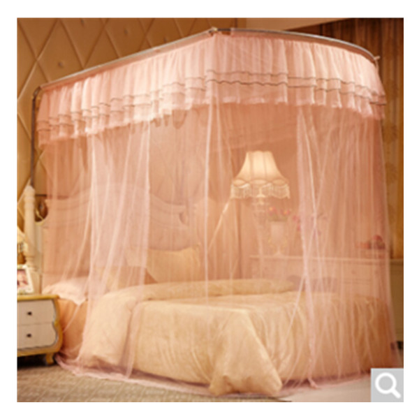 618狂欢！九洲鹿升级版钓鱼竿伸缩蚊帐U型三开门不锈钢