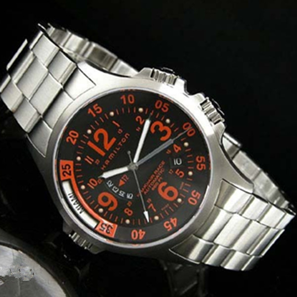 设计感十足！汉米尔顿Hamilton H77665173 男士机械腕表