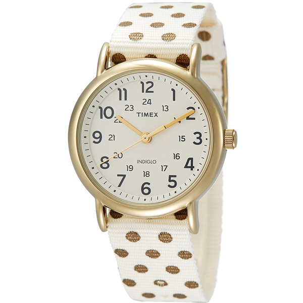 小表盘！天美时 Weekender 石英男女适用手表 TW2P