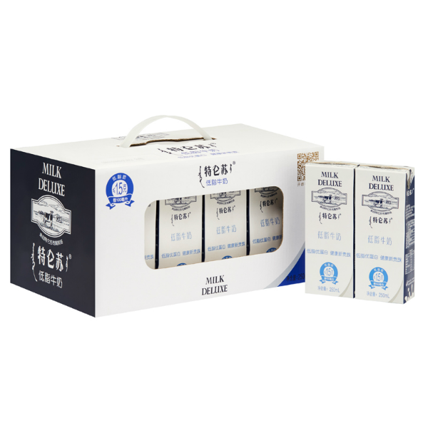 618狂欢！蒙牛 特仑苏 低脂牛奶 250ml*12 礼盒装
