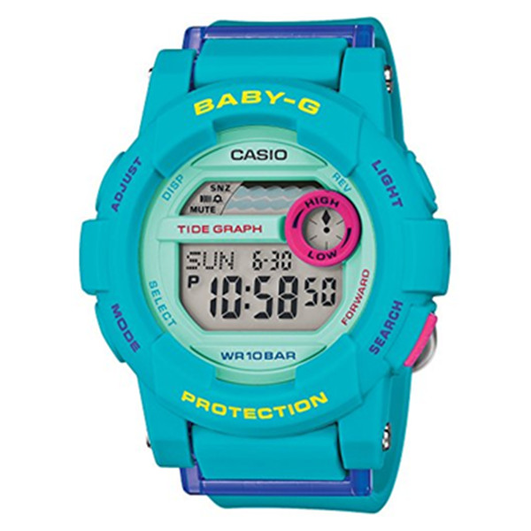 清新蓝！Casio卡西欧 BGD-180FB-2JF 石英表女表