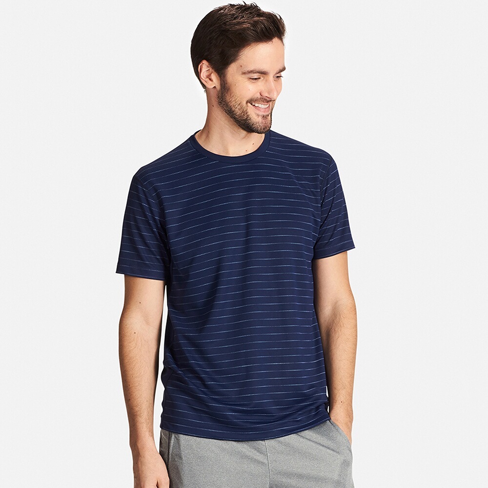 618狂欢！UNIQLO优衣库DRY-EX圆领T恤(短袖)198694