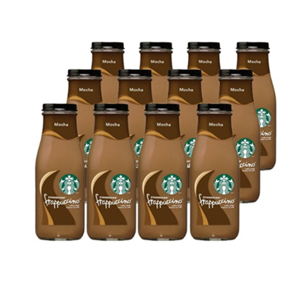 顺滑滋味！STARBUCKS星巴克星冰乐摩卡味281毫升/瓶*12瓶