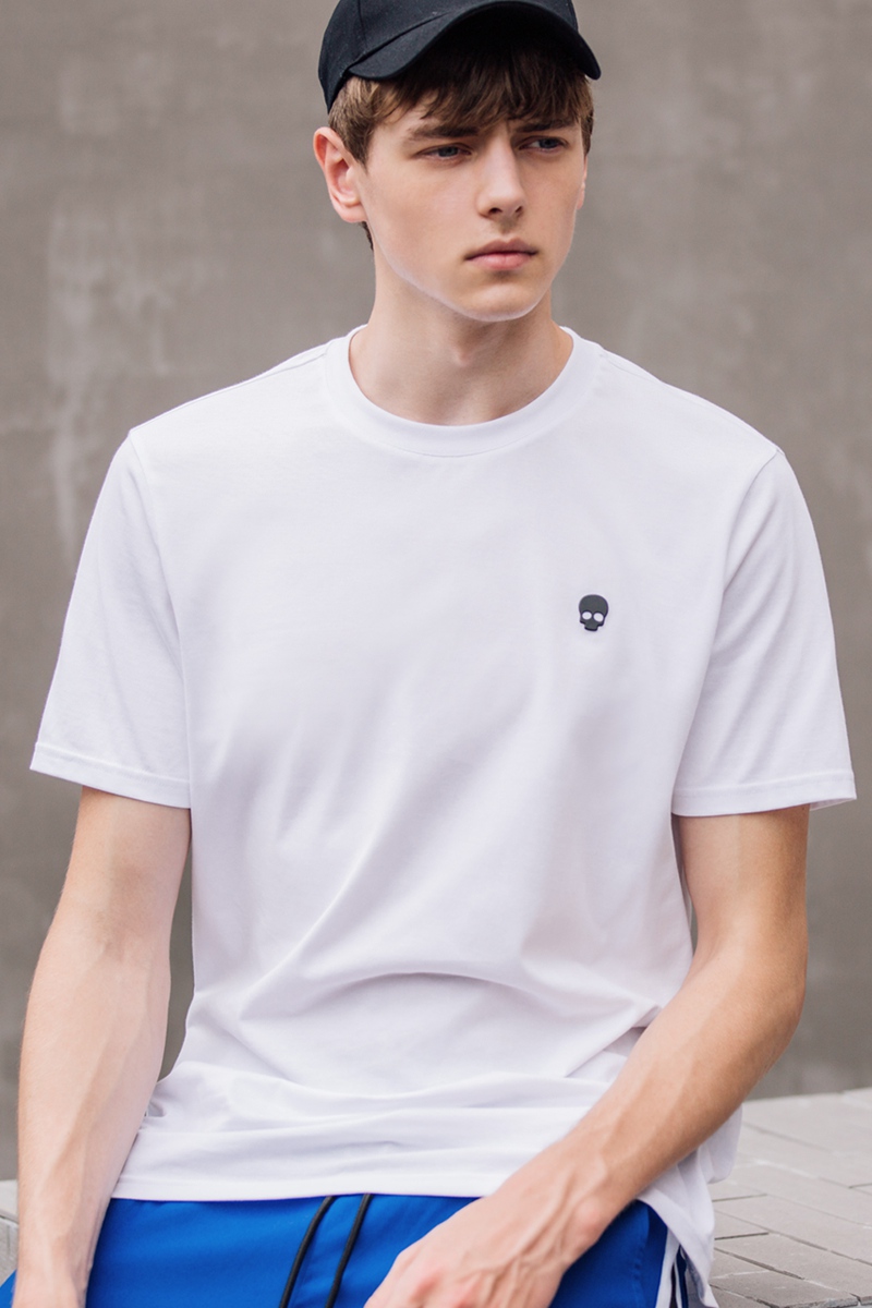 618狂欢！TRENDIANO纯棉徽章圆领短袖T恤3JC202412P