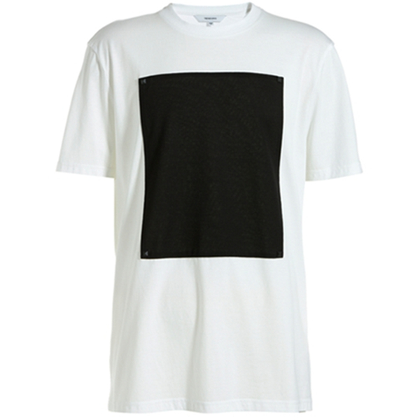 618狂欢！TRENDIANO纯棉拼接圆领短袖T恤3HC202365P