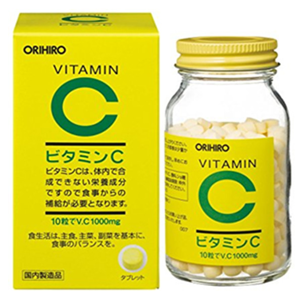 凑单品！ORIHIRO 天然维生素C补充剂 柠檬味 300粒