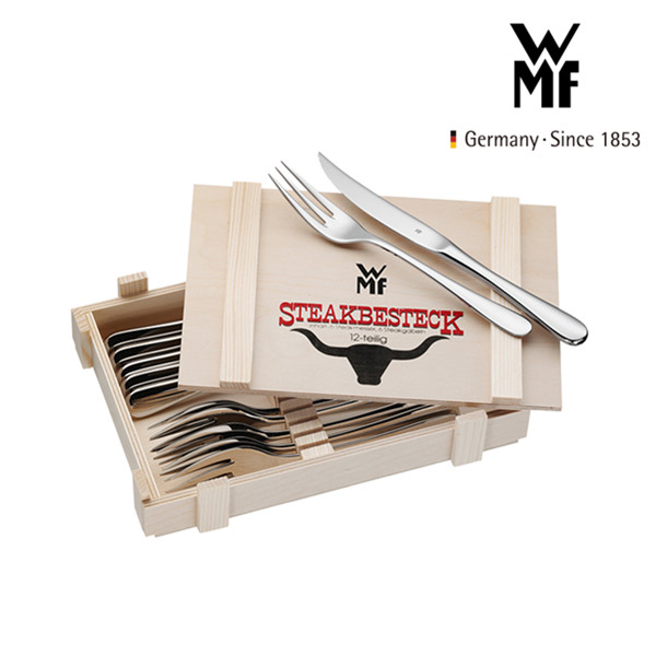 618狂欢！德国WMF福腾宝 不锈钢餐具Steakbesteck系列餐具12件套