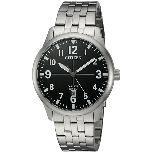 狂欢返场！Citizen西铁城男士石英腕表BI1050-81F