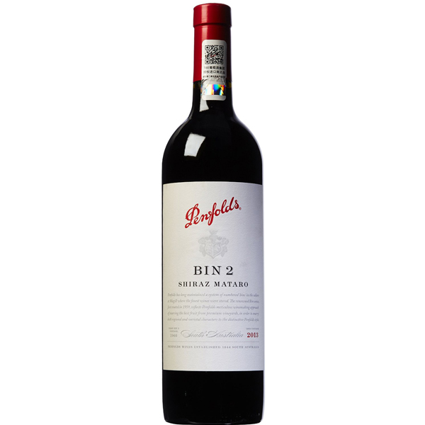 澳洲进口！奔富 Bin2 设拉子玛塔罗干红葡萄酒750ml