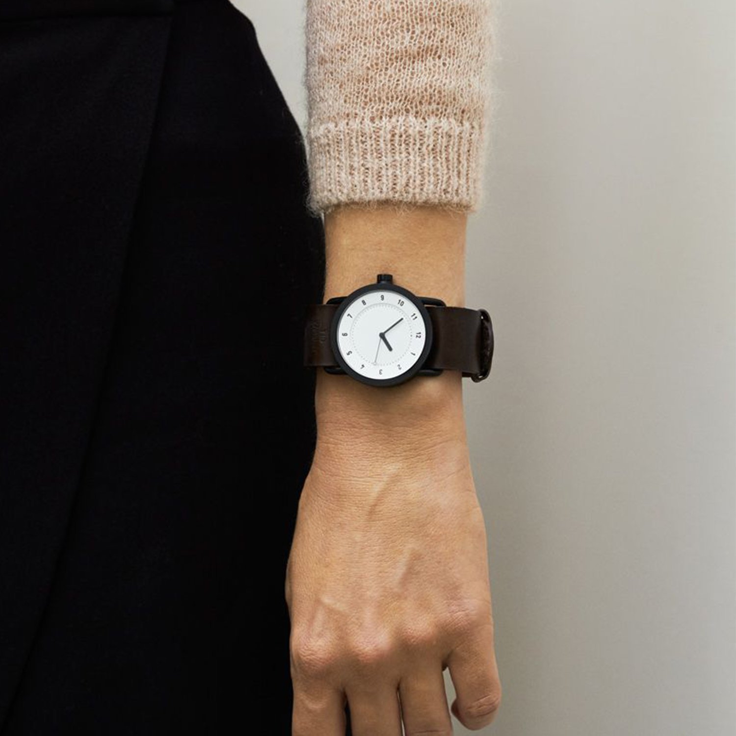 复古极简！TID 瑞典品牌 石英男士手表 1011010