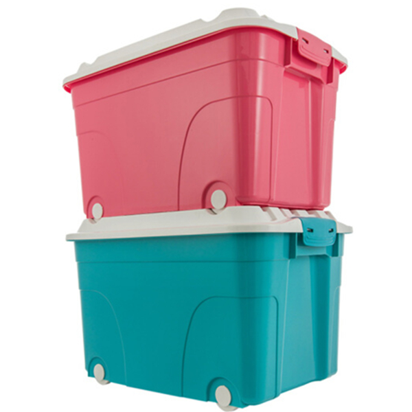 方便储物！禧天龙塑料收纳箱大号2个装