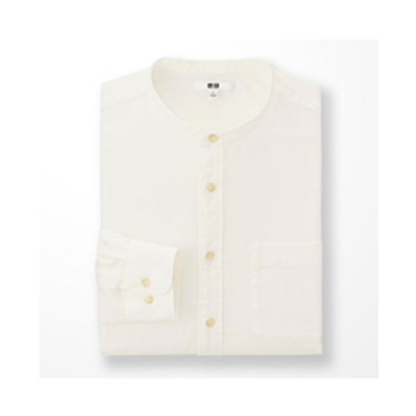 柔软立领！优衣库 男士衬衫 196813