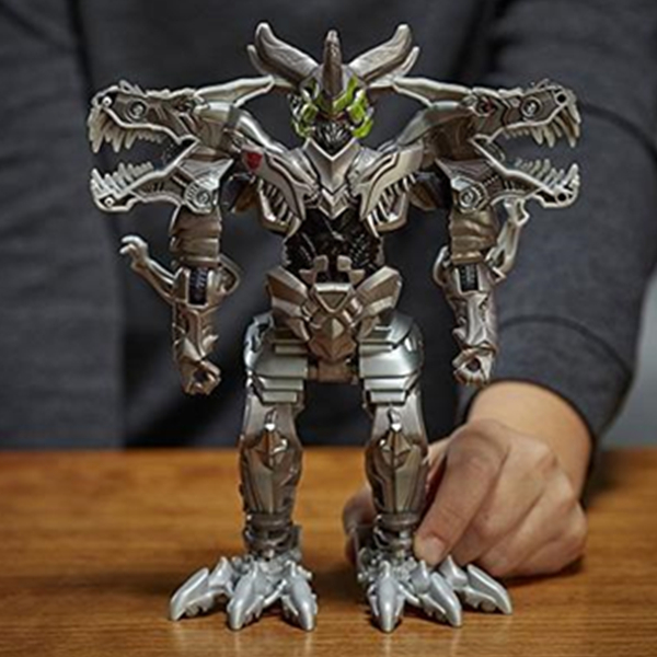 霸气！Transformers变形金刚5：最后的骑士 钢锁可动模型玩具