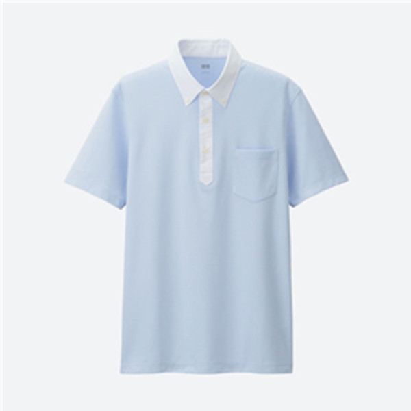 四色可选！优衣库快干衬衫领POLO衫(短袖) 193623