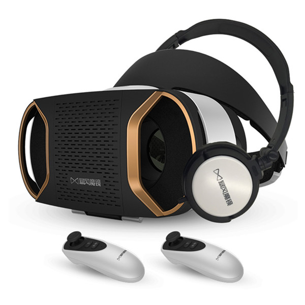 虚拟现实！暴风魔镜 4代黄金版 安卓苹果全兼容虚拟现实智能VR眼镜