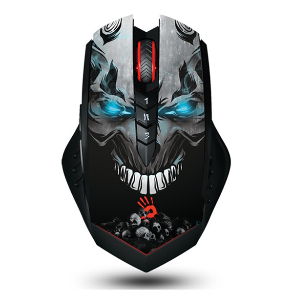 酷炫潮流！双飞燕（A4TECH）血手幽灵 R8 无线超滑 游戏鼠标