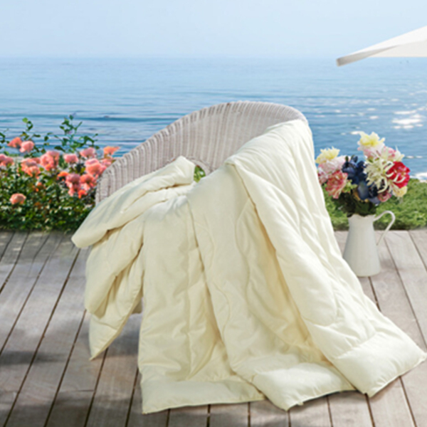 柔滑贴身！水星家纺奥斯丁玫瑰四孔夏被