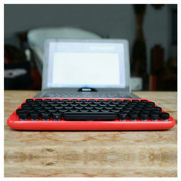 时尚实用！洛斐 DOT圆点蓝牙机械键盘 MAC办公笔记本无线手机键盘