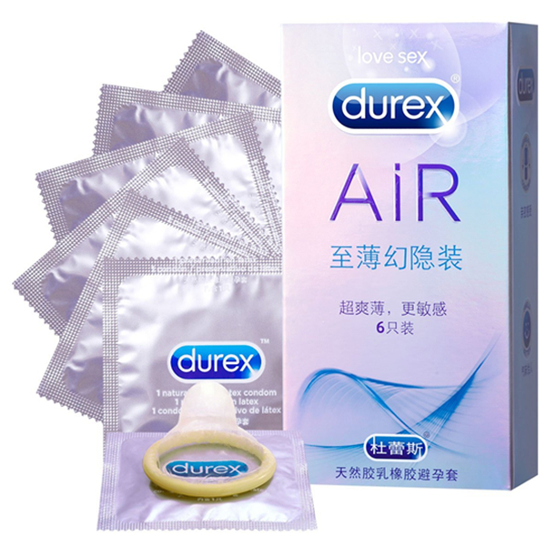 极致薄！Durex杜蕾斯避孕套AiR至薄幻隐装6只