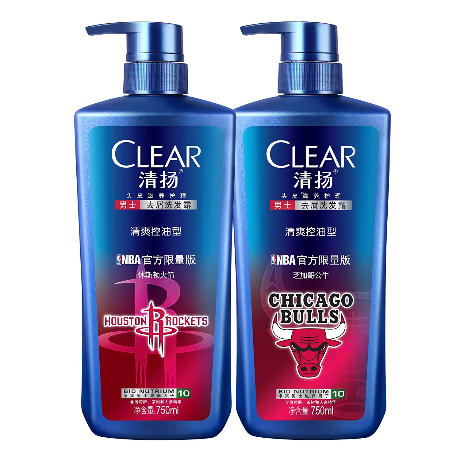 去屑保护！CLEAR 清扬 男士去屑洗发水 定量版750ml'2