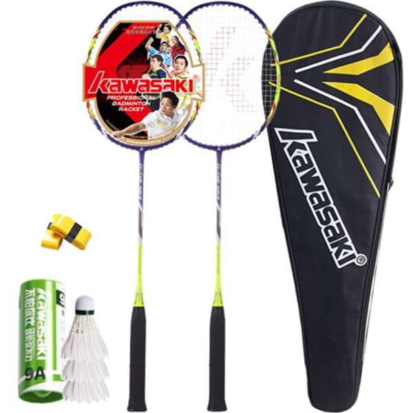 入门之选！川崎羽毛球拍对装KD-2