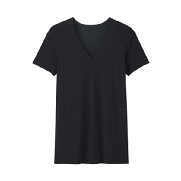 三色齐降！优衣库AIRism无缝V领T恤(短袖)170947