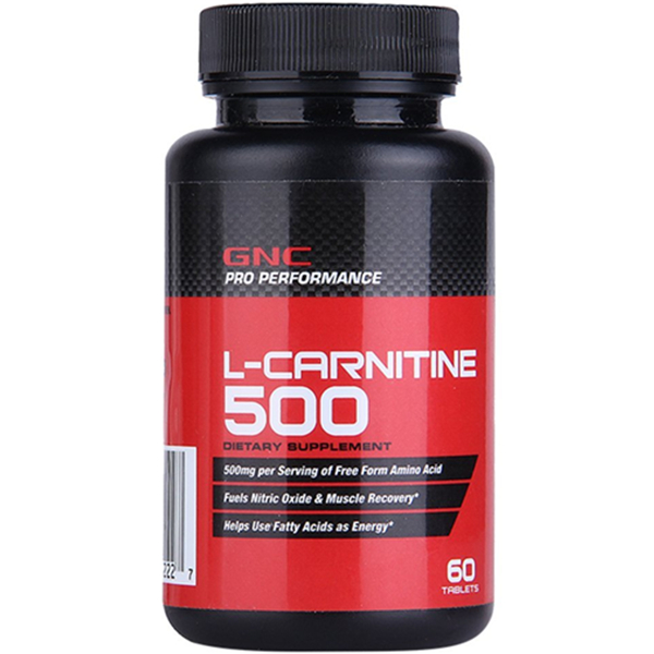 减脂塑形！GNC健安喜左旋肉碱-运动加强型60粒/瓶