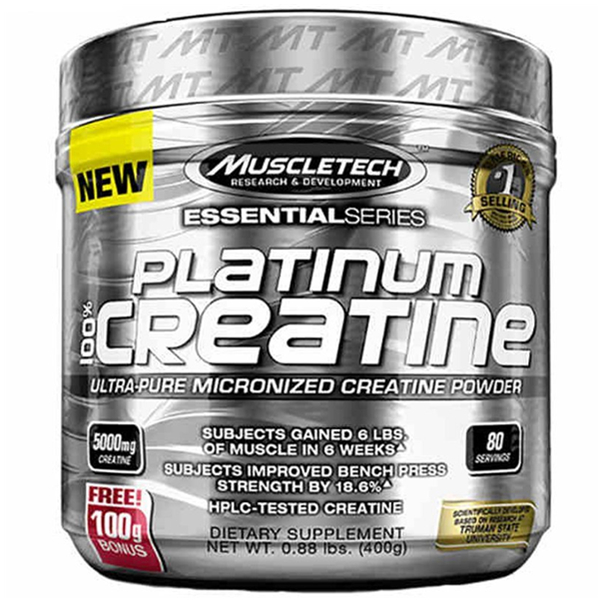 增长肌肉！Muscletech肌肉科技白金肌酸粉400克