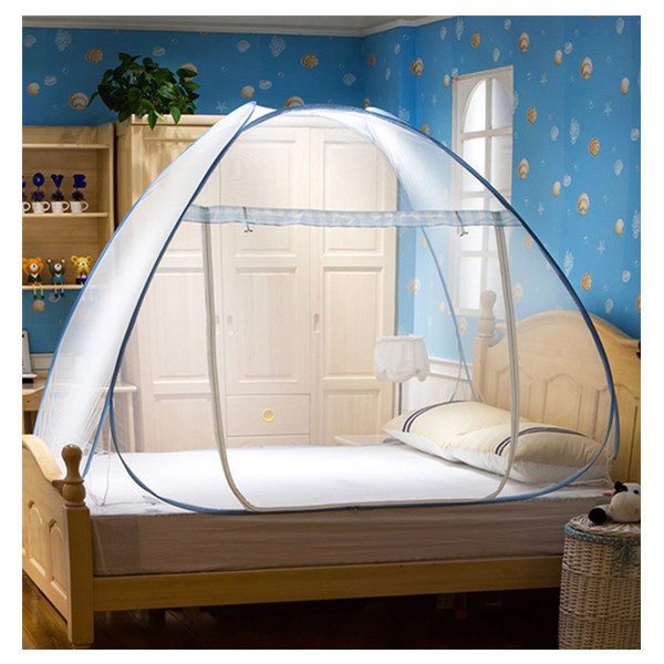 家居实用！咖迪 免安装魔术蚊帐 蒙古包 1.8*2m