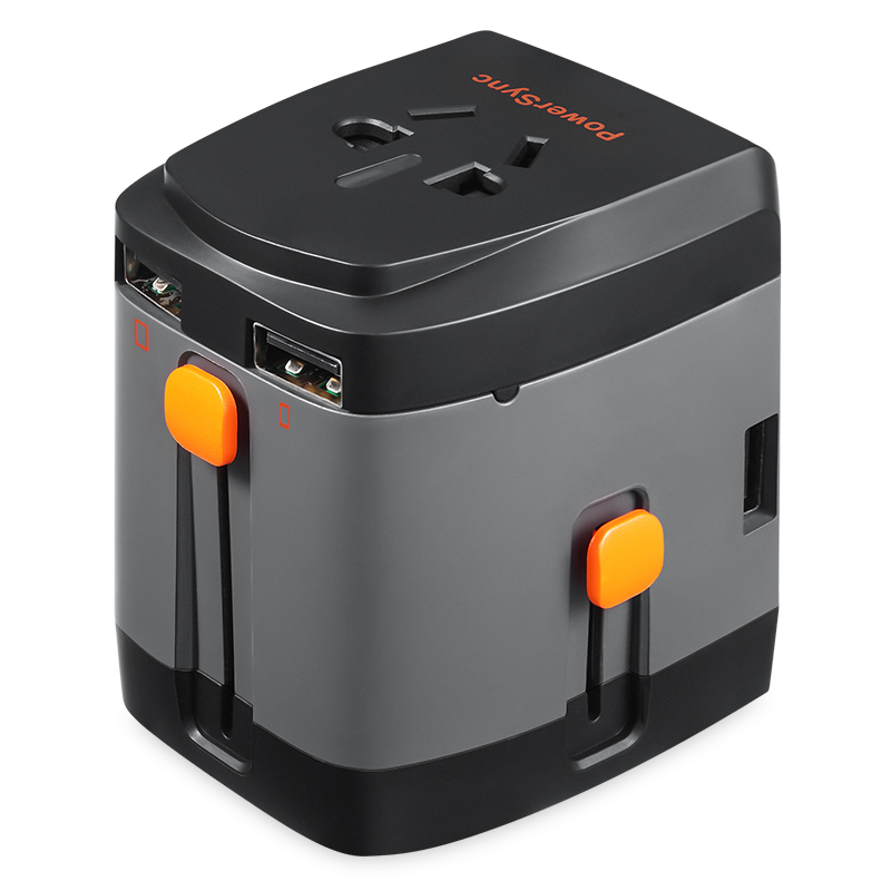 方便旅行！PowerSync包尔星克全球旅行通用转换器